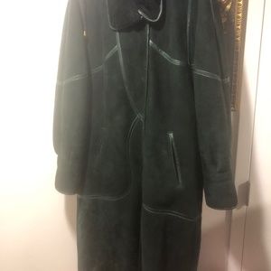 Woman winter coat - Natural Shearling